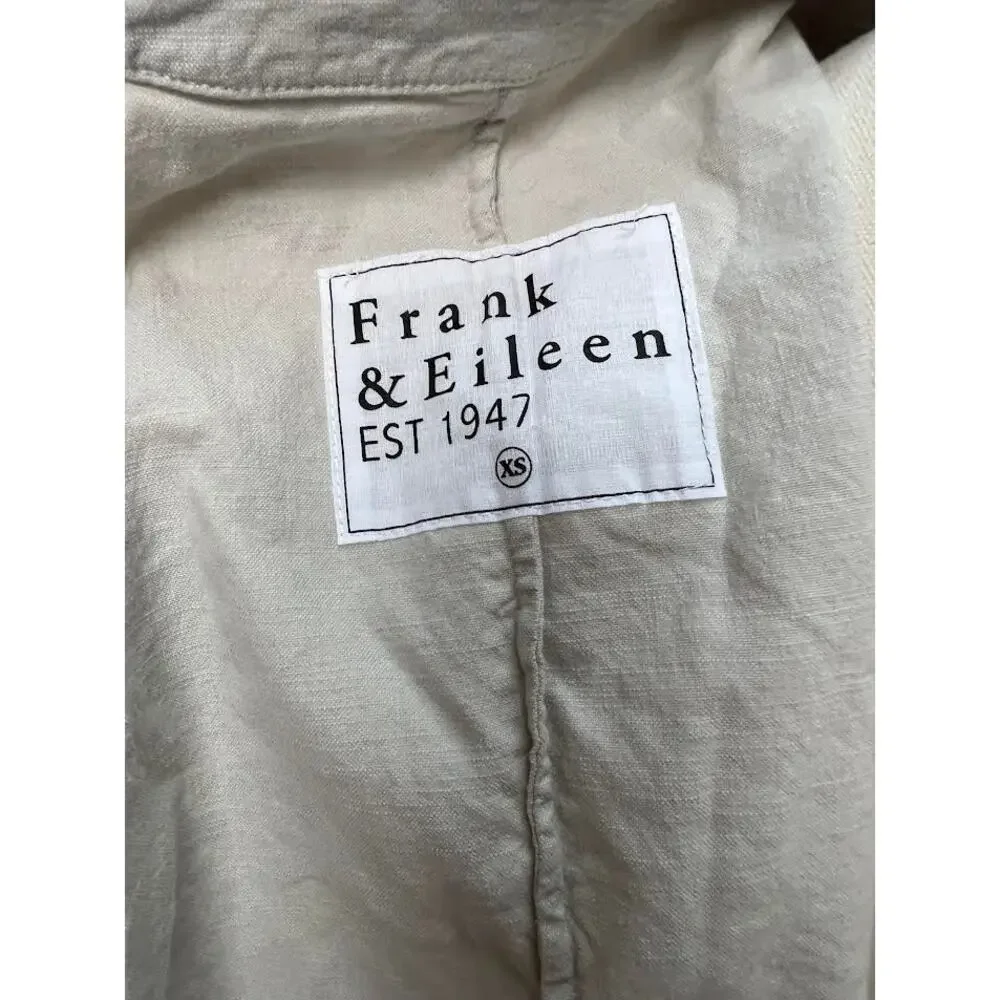Frank & Eileen Dublin‎ Tailored Blazer Italian Performance Linen Cement XS